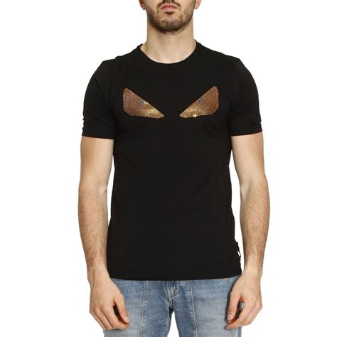 fendi t shirt herren schwarz|fendi t shirt size guide.